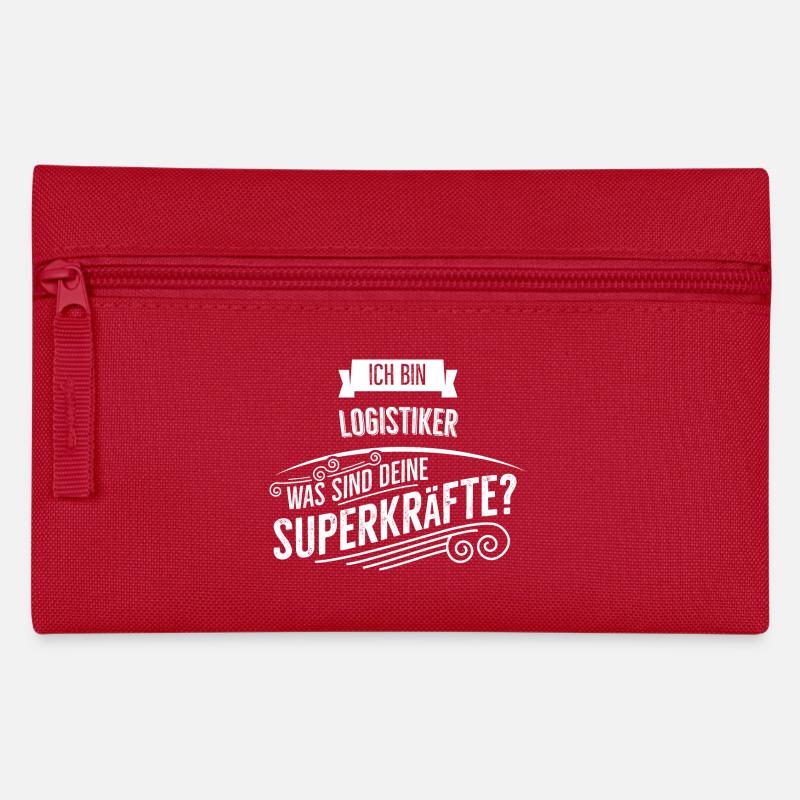 Logistiker - Federtasche - Rot