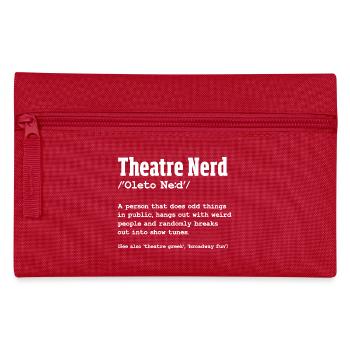 Stage Actor Funny Acting Lover - Stage Acting - Pencil Case - red - Front