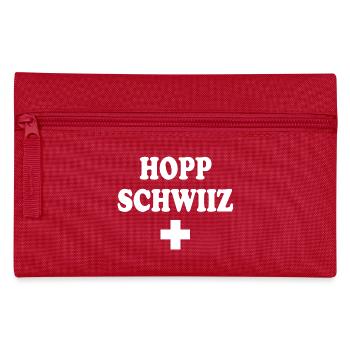 Hopp schwiiz - Trousse - rouge - Devant