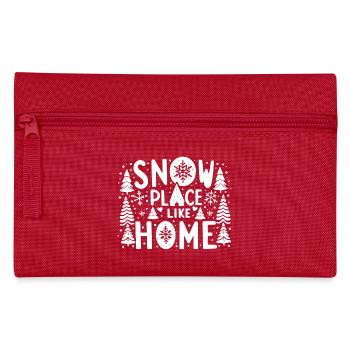 Snow Place Like Home - Pencil Case - red - Front