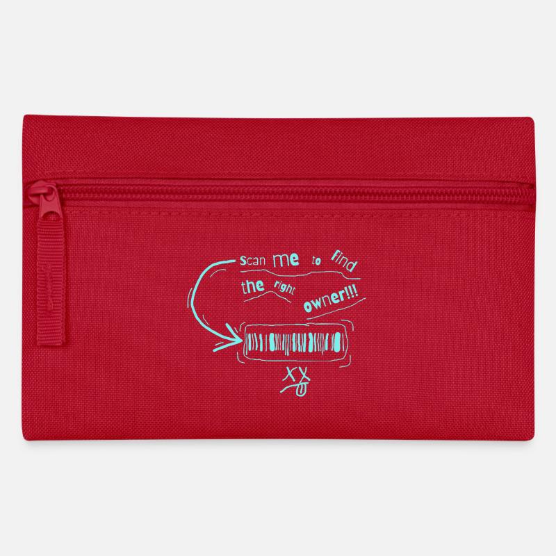 Find the Owner's Barcode - Pencil Case - red