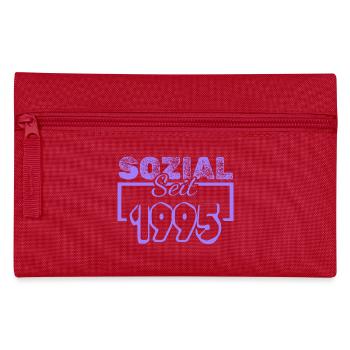 Sozialarbeiter 1995 - Federtasche - Rot - Vorne