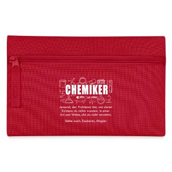 chemist Dictionary - Pencil Case - red - Front
