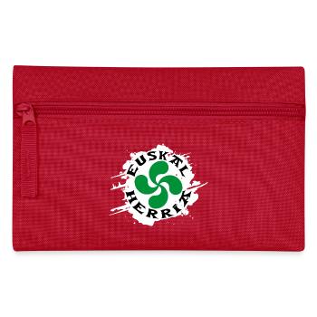 Croix Basque - Lauburu - Trousse - rouge - Devant