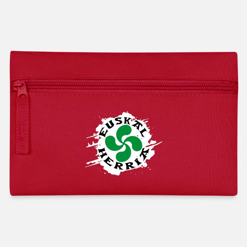 Croix Basque - Lauburu - Trousse - rouge