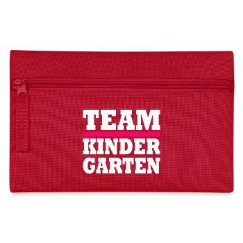 Team kindergarten - Federtasche - Rot - Vorne