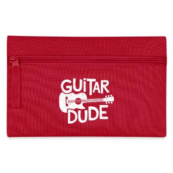 Guitar Dude - Musique pour les fans de guitare - Trousse - rouge - Devant