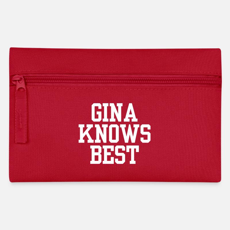 GINA KNOWS BEST - Trousse - rouge