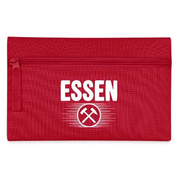Essen Glueck auf Bergbau - Federtasche - Rot - Vorne