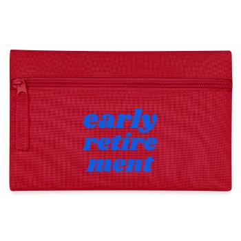 early retirement - Federtasche - Rot - Vorne