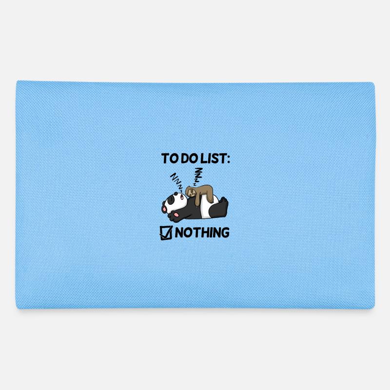 To do list Nothing - sloth relax - Lazy Pencil Case