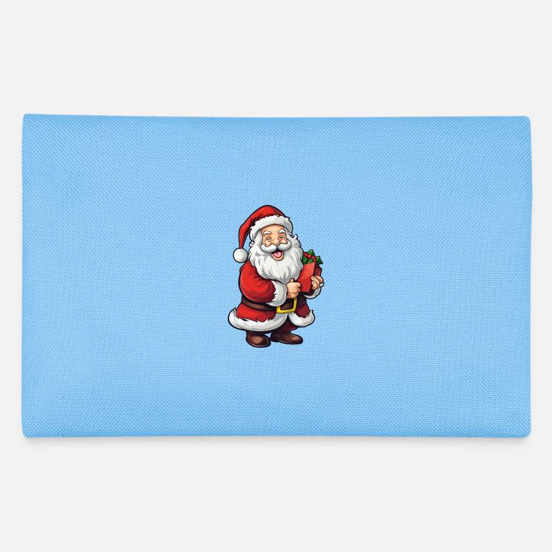 Freaky Santa Claus with beard and hat Pencil Case