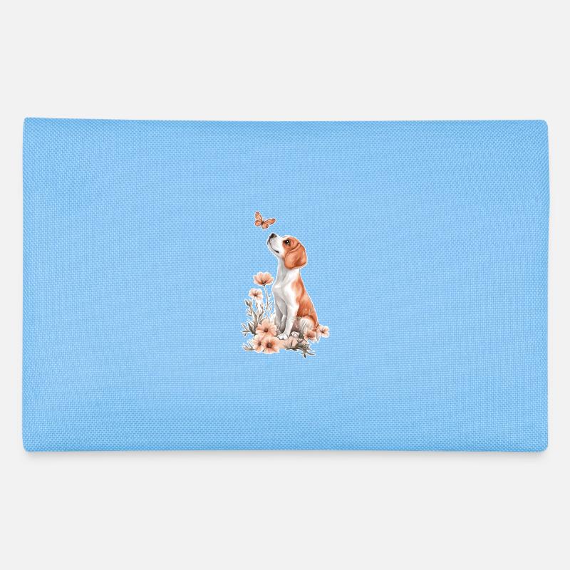 Beagle and butterfly Pencil Case