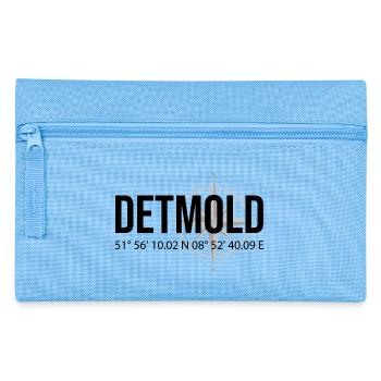 Koordinaten Detmold - Federtasche - Hellblau - Vorne