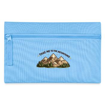 Take me to the Mountains - Pencil Case - light blue - Front