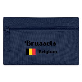 Brüssel Belgien - Stilvolle Drucke - Federtasche - Hellblau - Vorne