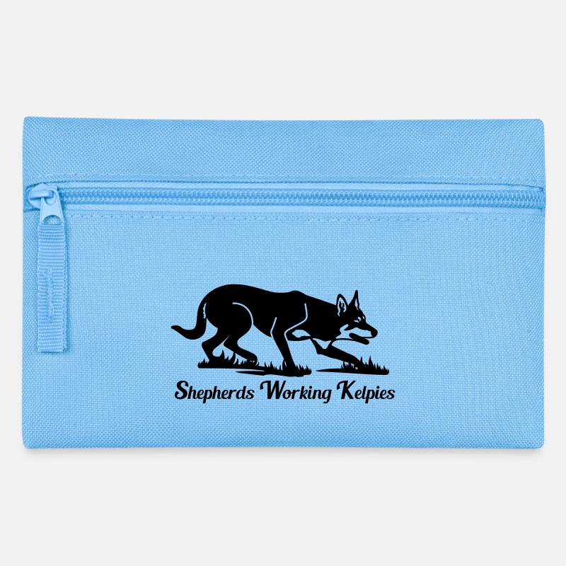 Kelpie - monocolor - Pencil Case - light blue