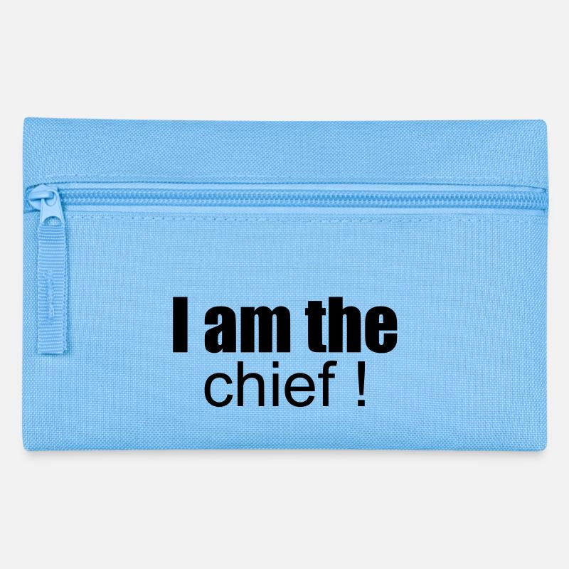 i am the chief ! - Federtasche - Hellblau