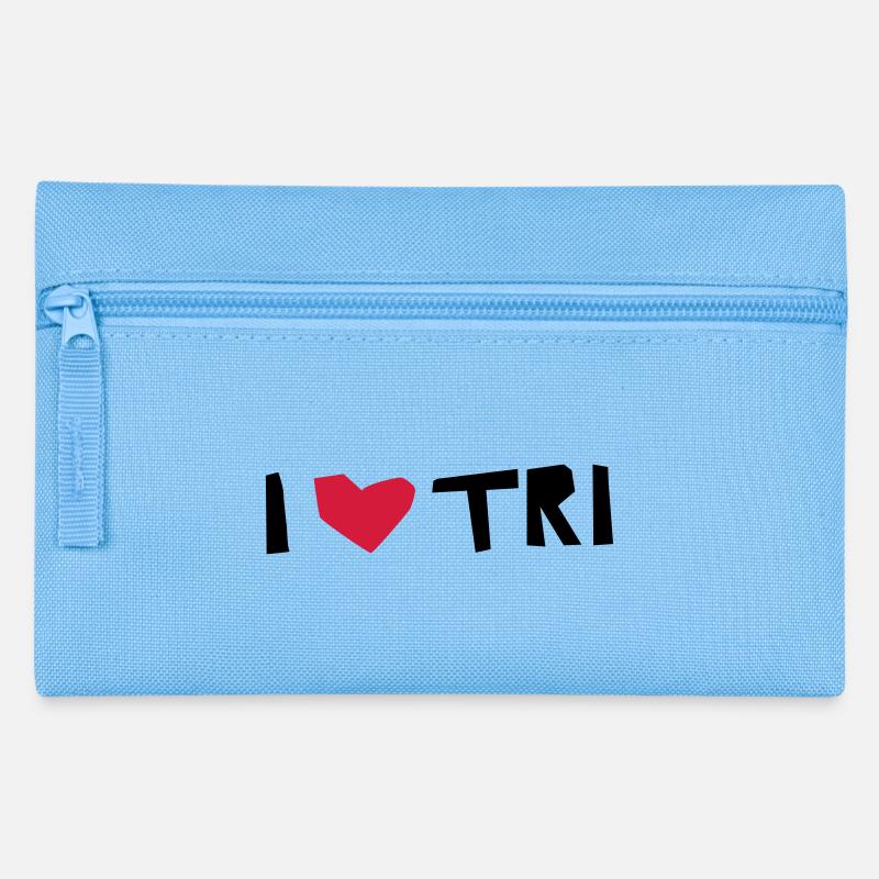 triathlon freestyle - Pencil Case - light blue