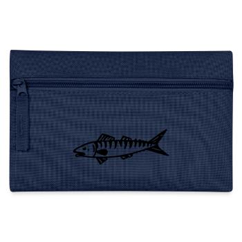 mackerel sea fish for fisherman - Pencil Case - light blue - Front