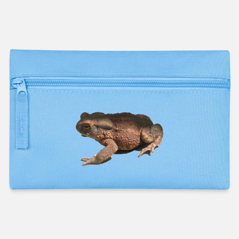 Kröte - Federtasche - Hellblau