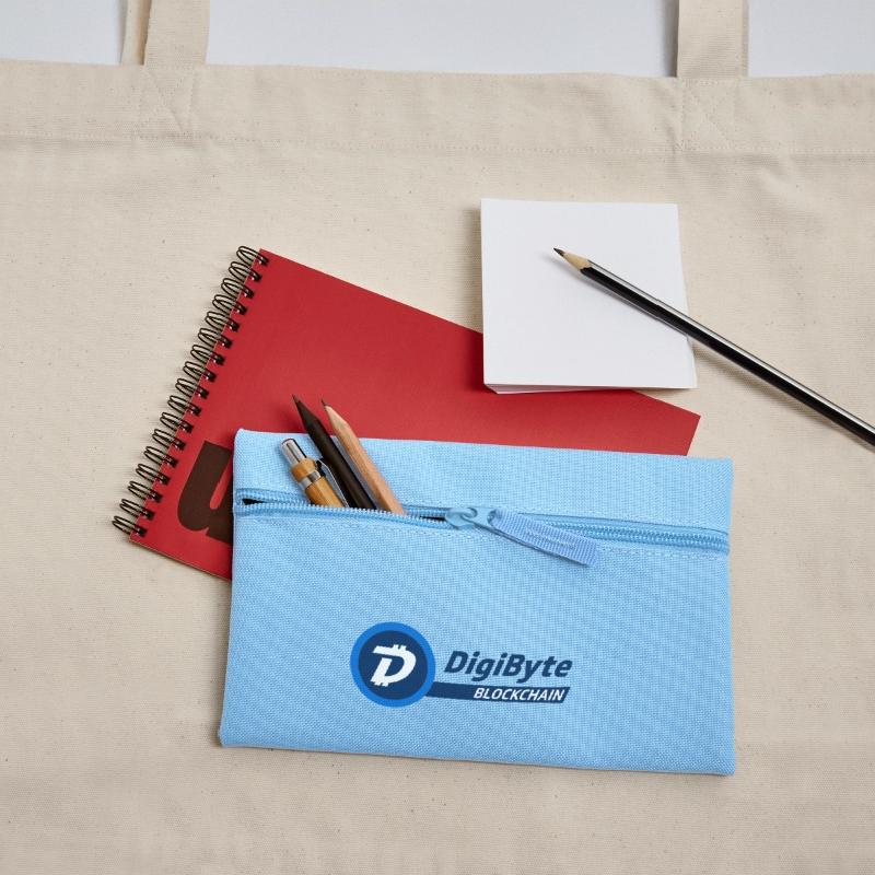 Logo DigiByte avec texte (DGB) Trousse