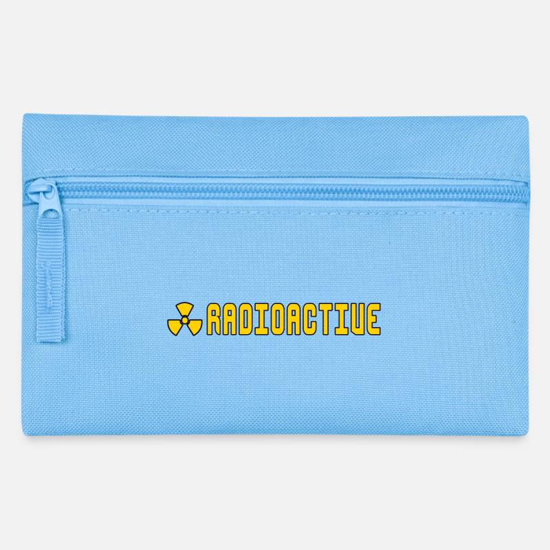 radioactive - Pencil Case - light blue
