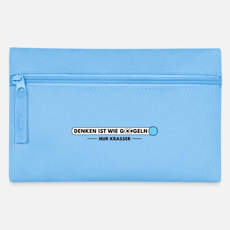 Penser, c’est comme chercher sur Google – mais plus évident - Trousse - bleu clair