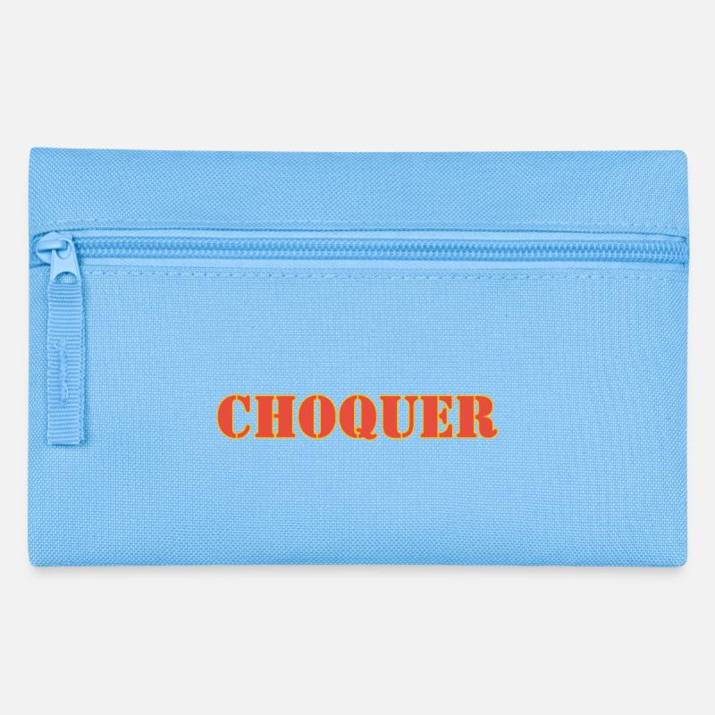 CHOQUER - Trousse - bleu clair