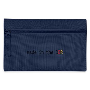 DDR Lustiger Spruch Made in the DDR - Federtasche - Hellblau - Vorne