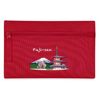 Mount Fuji, Japan, Pagoda - Pencil Case - red - Front