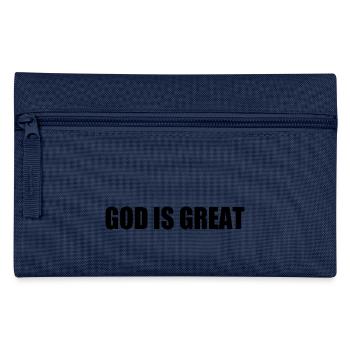 god is great - Trousse - bleu clair - Devant