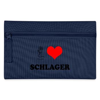I love Schlager - Pencil Case - light blue - Front