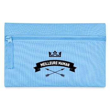 Meilleure Maman - Fête des Mères - Trousse - bleu clair - Devant
