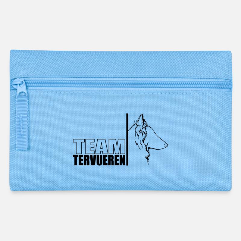 TEAM Tervueren Hunde Hund Wilsigns - Federtasche - Hellblau
