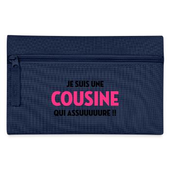 Onkel / Tante / Vetter / Cousin / Kusine - Federtasche - Hellblau - Vorne
