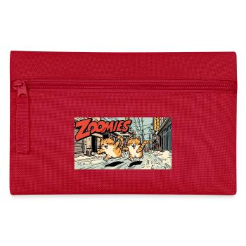 Anime Katzen Wettlauf - Federtasche - Rot - Vorne