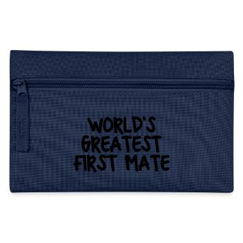 worlds greatest first mate - Federtasche - Hellblau - Vorne