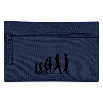 Feministische Evolution - Federtasche - Hellblau - Vorne