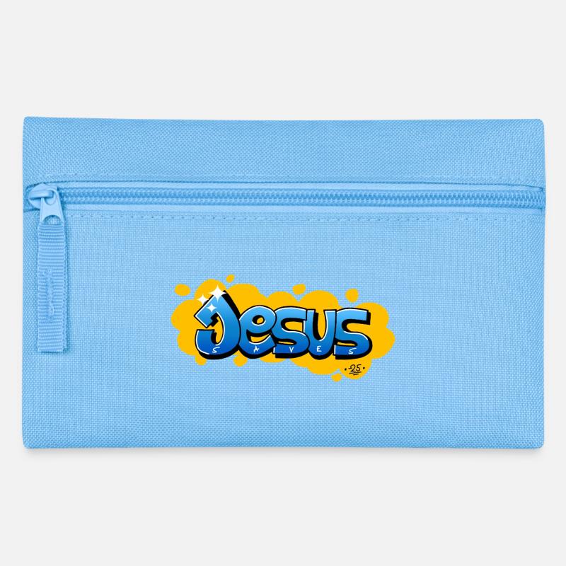 Jésus sauve - Trousse - bleu clair