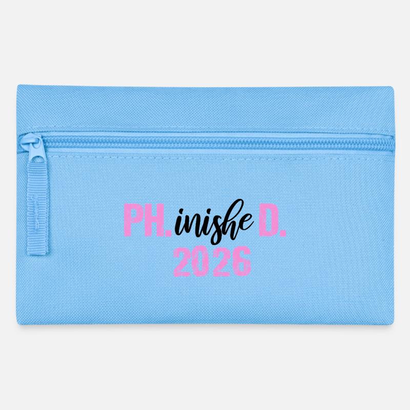 Doctor 2026 Degree Philistine Dissertation PhD - Pencil Case - light blue