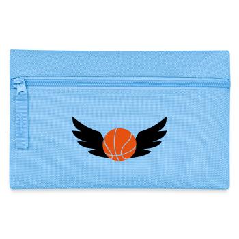 Basketball - Basket Ball - Game - Sport - Player - Pencil Case - light blue - Front