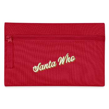 Santa Who Christmas Design - Federtasche - Rot - Vorne