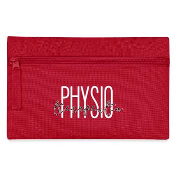 Stilvolles Design für die Physiotherapeutin - Federtasche - Rot - Vorne