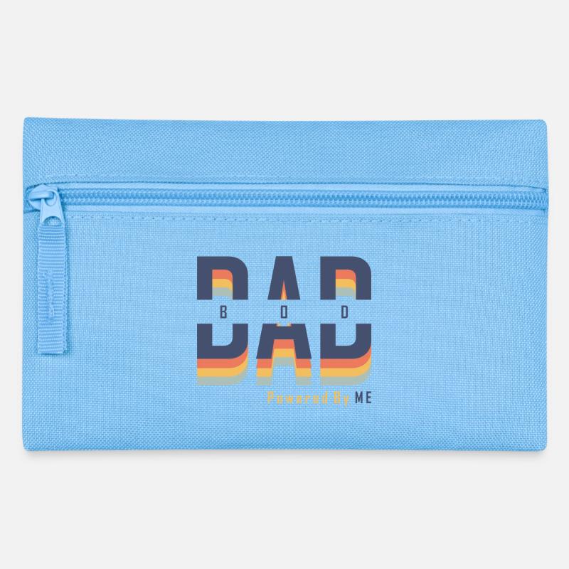 Dad Bod powered by Me - Pencil Case - light blue