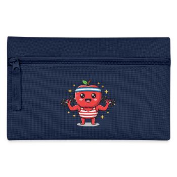 dessin animé fitness fruit sport oeuvre - Trousse - bleu clair - Devant