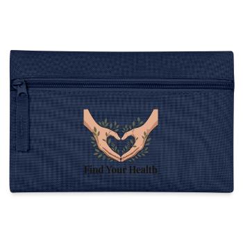 Finde deine Gesundheit: Herzliches Wohlbefinden - Federtasche - Hellblau - Vorne