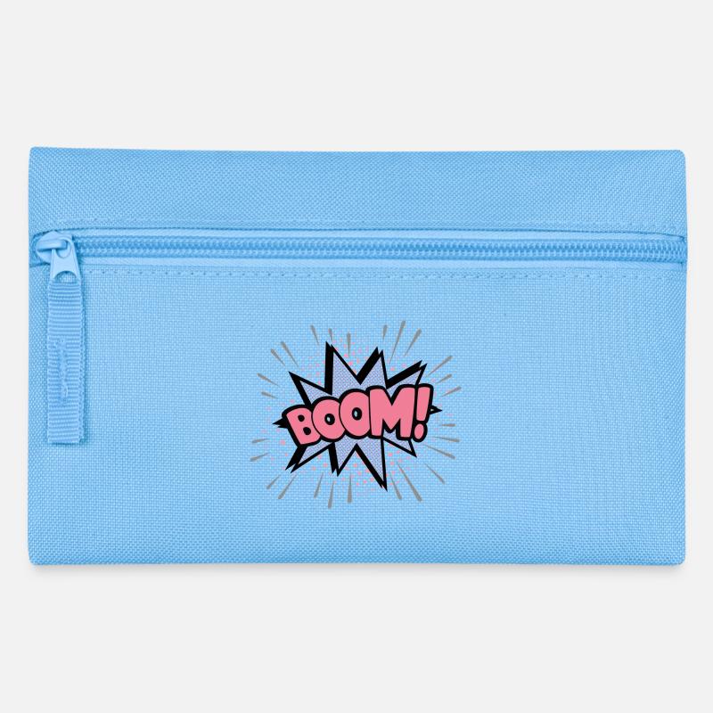Boom rosa - Federtasche - Hellblau