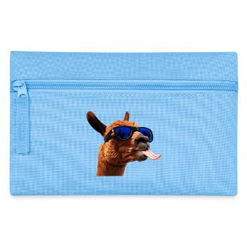 alpaca zunge sonnenbrille - Federtasche - Hellblau - Vorne