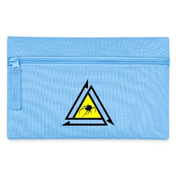 Spinne - Federtasche - Hellblau - Vorne